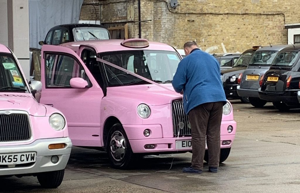 Pink Taxi, London Black Taxis